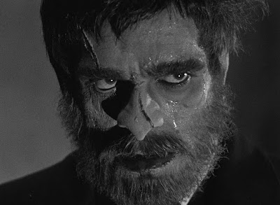 Boris Karloff plays the menacing, brooding butler Morgan in the 1932 classic The Old Dark House