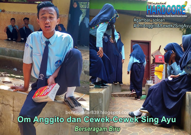 Gambar Soloan Terbaik Se Nasional khas Gambar Siswa-Siswi SMA Negeri 1 Ngrambe dari Buku Album Gambar Soloan Edisi 2