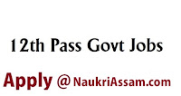 12th Pass Govt Jobs