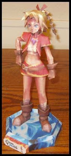 Chrono Cross Kid Papercraft