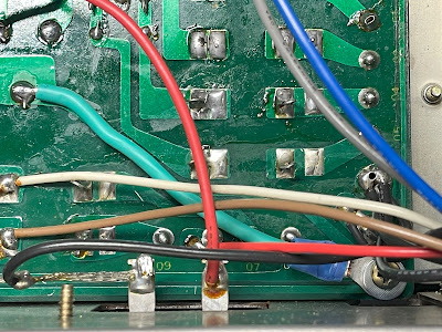 Sansui 9090_Improved ground contact on the PCB F-2546