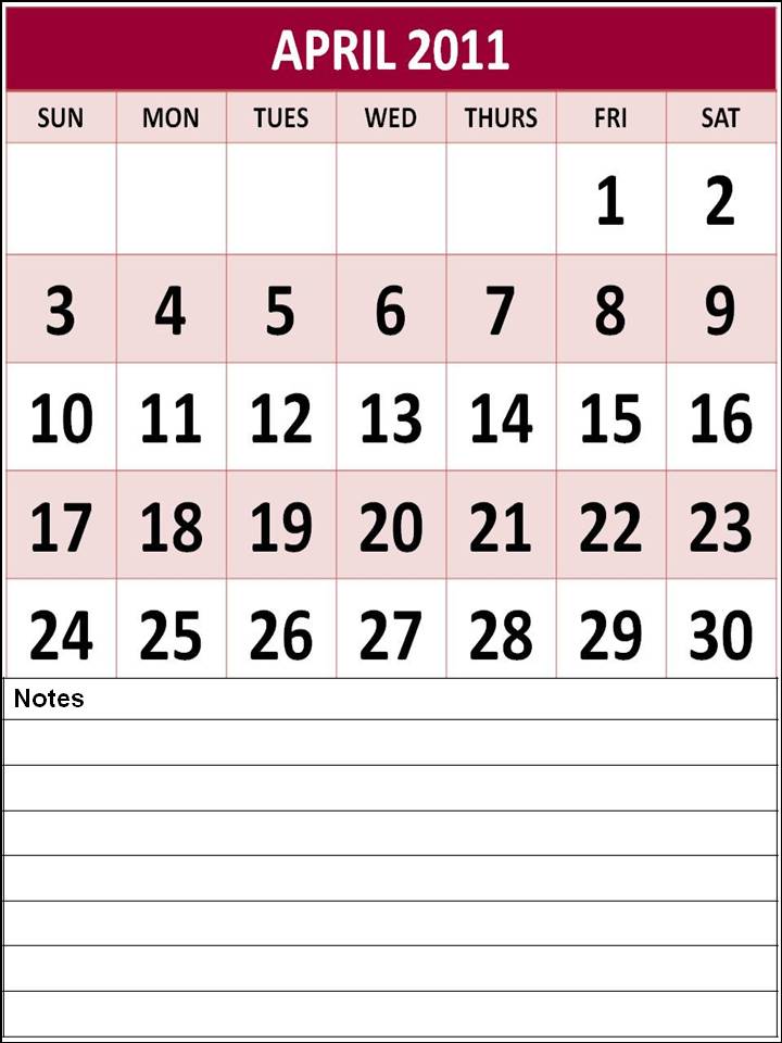 free april 2011 calendar template. free april 2011 calendar