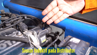 Sensor Induktif pada distributor