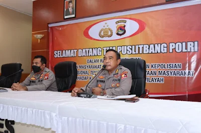 Puslitbang Polri Meneliti Kinerja Polres Lombok Tengah