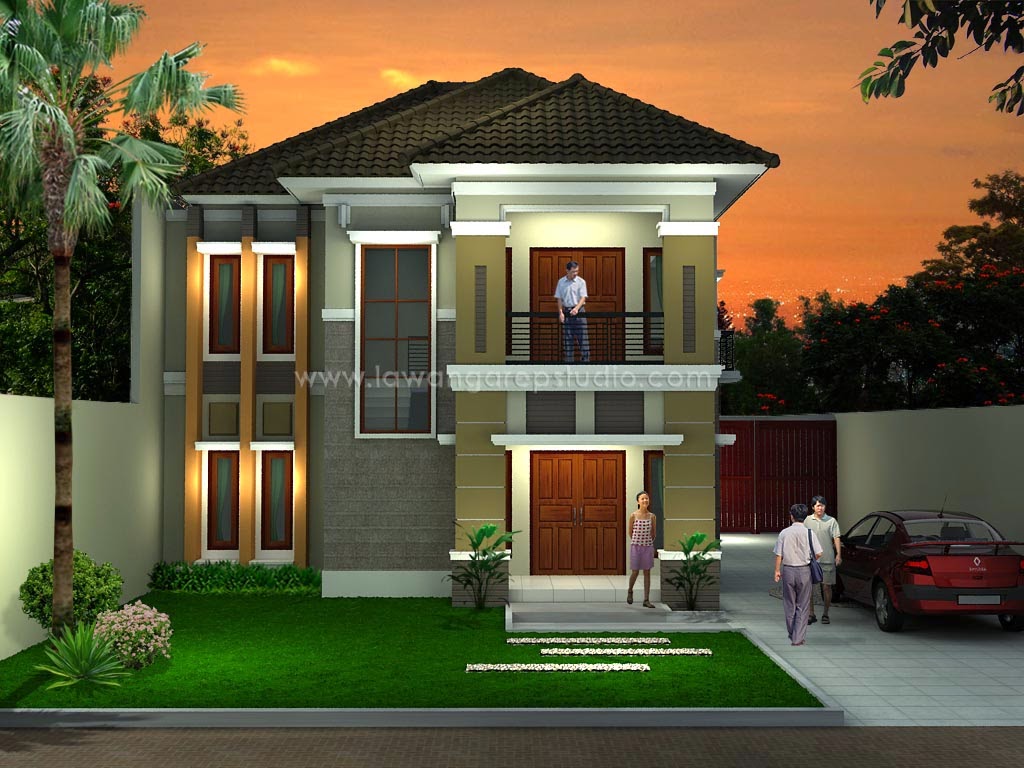  Desain  Rumah Minimalis 2  Lantai  Murah  Foto Desain  Rumah 