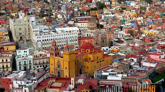 Guanajuato, Colonial, Mexico, Cathedral, City, Church