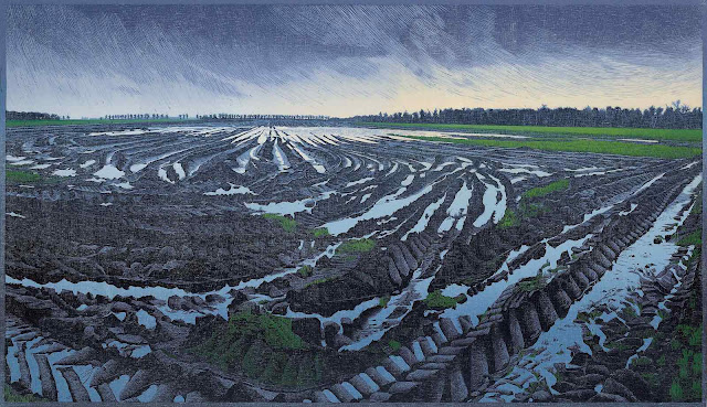 Siemen Dijkstra art, a muddy farm