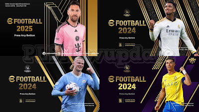 PES 2021 Menu CONCEPT eFootball 2025 Black Gold by PESNewupdate