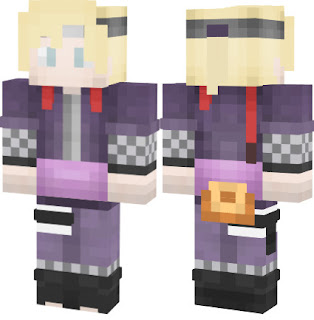 Skin Minecraft Inojin Yamanaka Boruto