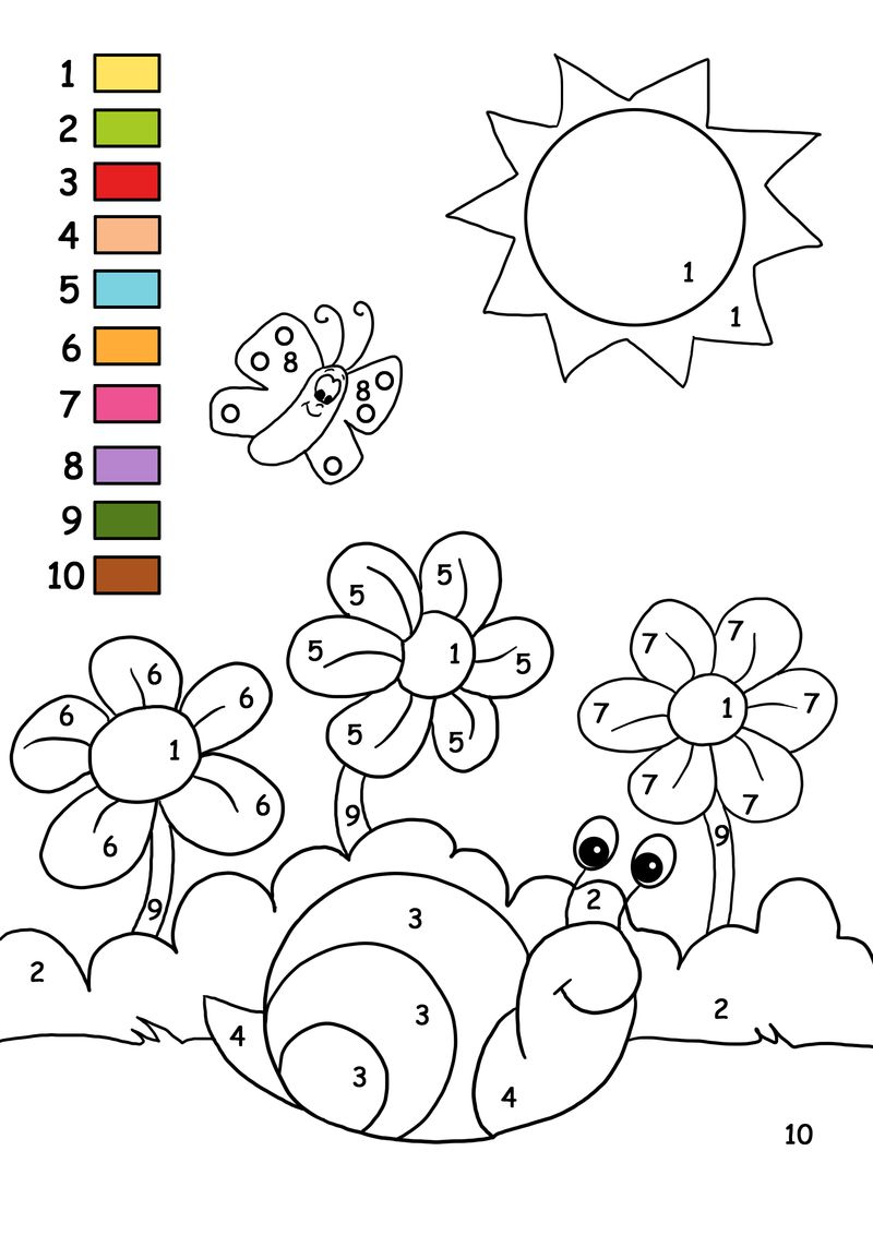 Download Color By Number Coloring Pages Free Printables