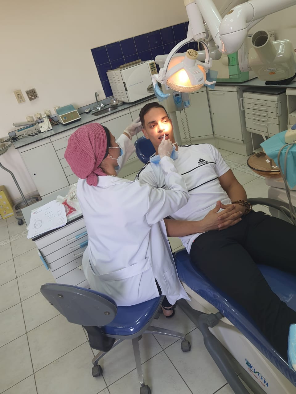 إجراء الكشف الطبى للحكام الدوليين بمركز الطب الرياضى بمدينة نصر