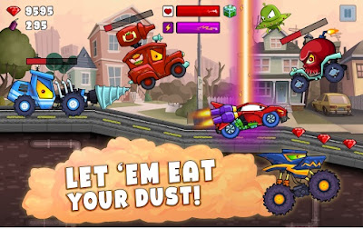  Pagi sahabat kali ini aku akan membuatkan game Racing Update, Car Eats Car 2 v1.9 Mod Apk Money Hack For Android