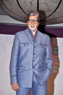 Big B at Press conference of KBC 6