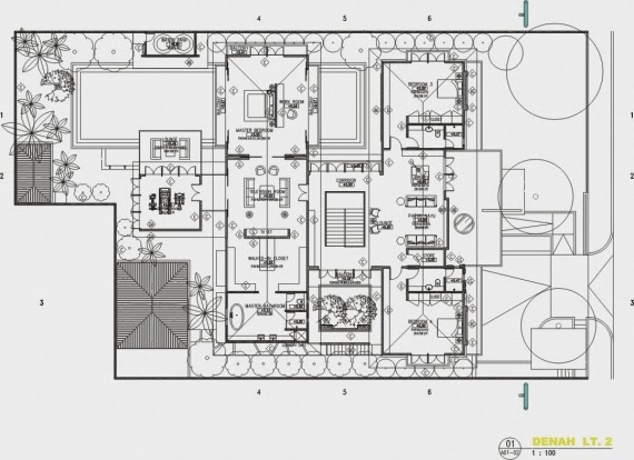 Desain Rumah Mewah 1 Lantai - AreaRumah.com