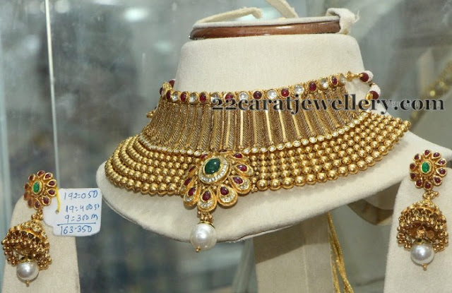 160 Grams Kundan Necklace