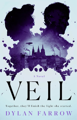 book cover of young adult fantasy novel Veil by Dylan Farrow