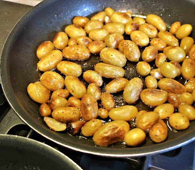 pommes de terre sutées, grenaille