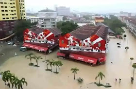 Gambar Banjir Kilat di Kuantan Disember 2012
