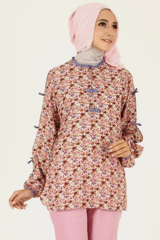 Gambar Model  Baju Batik  Muslim Terbaru 2021
