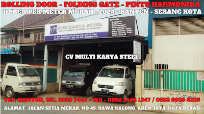 GAMBAR, ROLLING DOOR, BANTEN, HARGA ROLLING DOOR PER METER TERBARU TERMURAH 2024