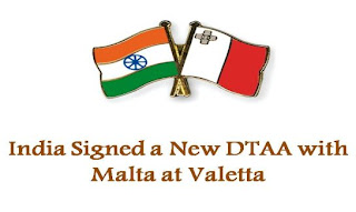 India & Malta signed the new Double Taxation Avoidance Agreement (DTAA) on 8th April 2013 at Valetta, Malta after Preneet Kaur, who is the current Minister of State for External Affairs of India visited Malta. 