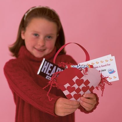 Woven Heart Basket