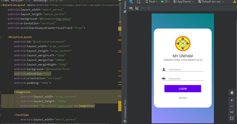 Cara Membuat Aplikasi Form Login Android Studio Tanpa Database - dwitekno