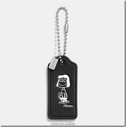 COACH X Peanuts leather hangtag - USD 20 - black 10