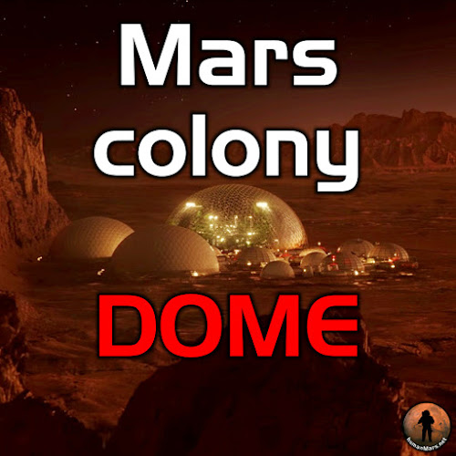 Mars colony dome