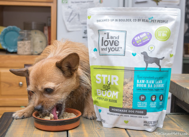 Mini Review: I and Love and You Stir and Boom Homemade Dog Food