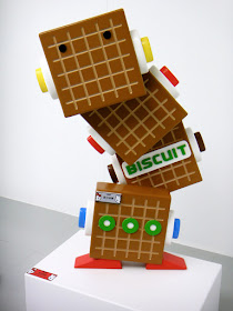 Hello Kitty Biscuit at Robot Kitty exhibition