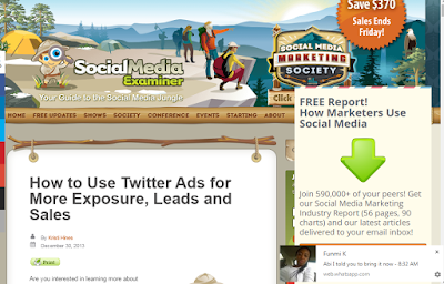 Social Media Examiner home page