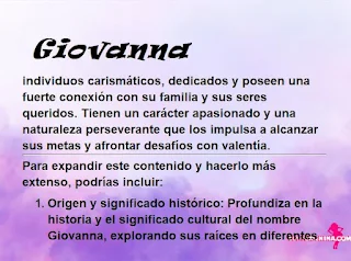 significado del nombre Giovanna