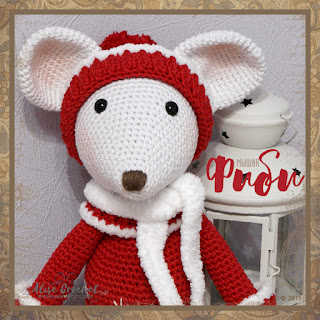 Мышка Фиби вязаная крючком Marrot Design Muis Fiebie crochet