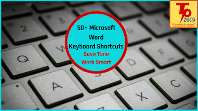 50+ माइक्रोसॉफ्ट वर्ड कीबोर्ड शॉर्टकट्स | कंप्यूटर ज्ञान 50+ Microsoft Word Keyboard Shortcuts | computer knowledge