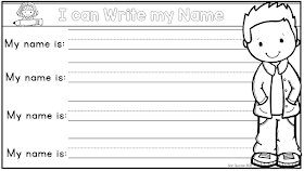 Name writing freebie Clever Classroom