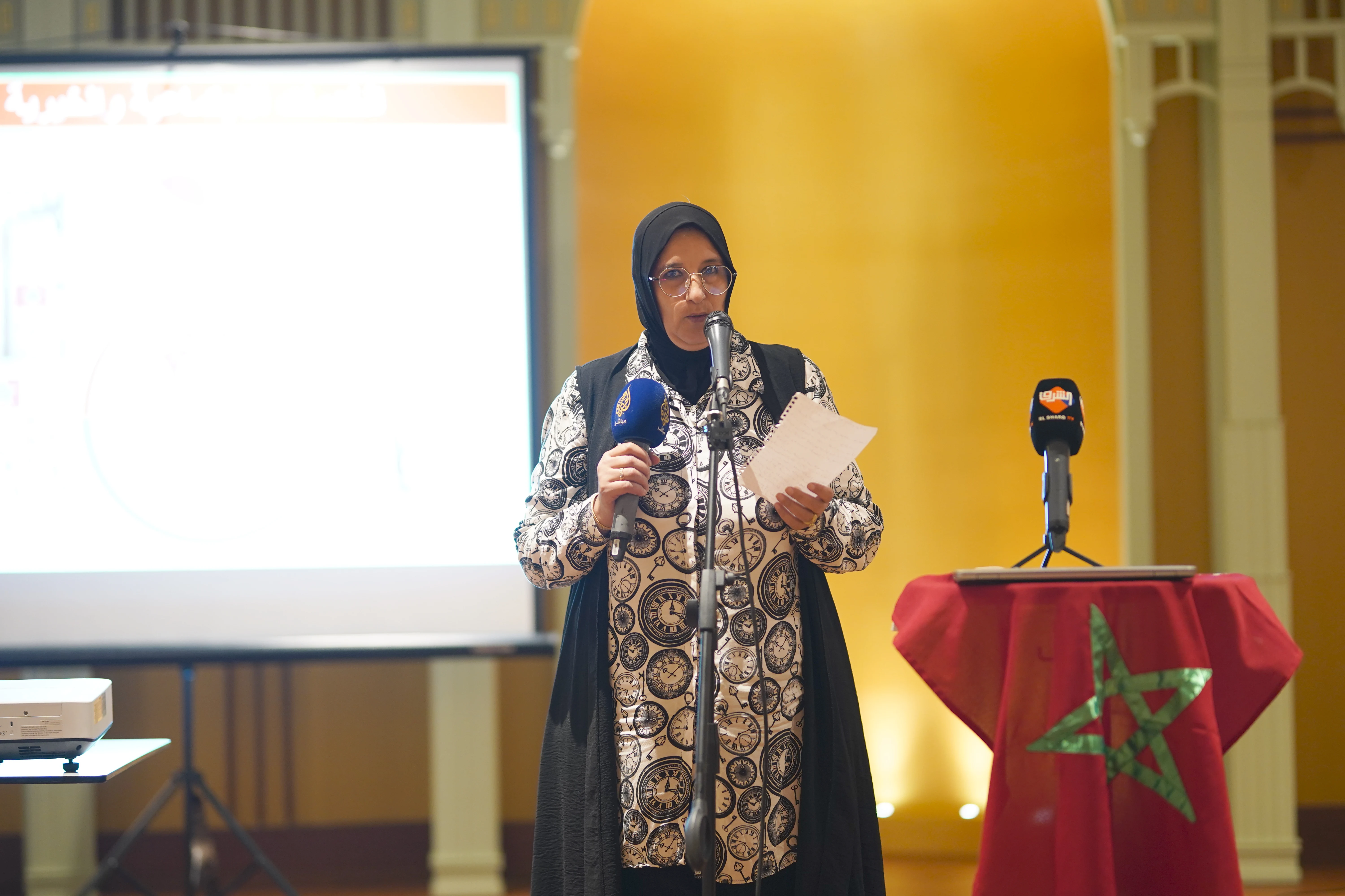 ناديا حيسون، المسؤولة عن الخدمات الاجتماعية في الجمعية المغربية