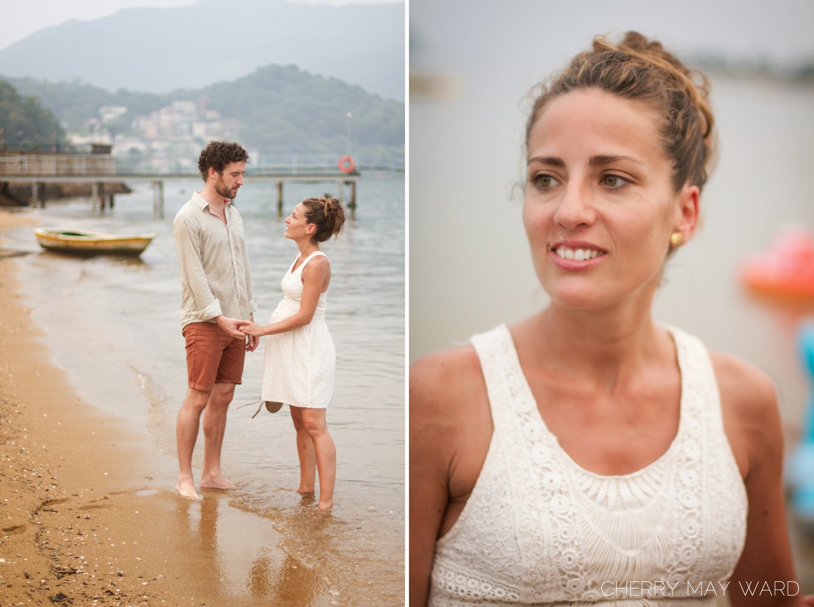 fun, lifestyle, portrait, sweet couple in sha ha beach, sai kung hong kong photography