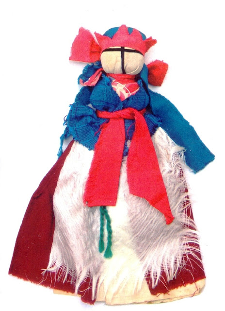 Dolls by Marina Dyachenko - вузлова лялька-«княгиня».   с. Золотоношка, Драбівський район Черкаської області (історична Полтавщина). Початок 1970-х років