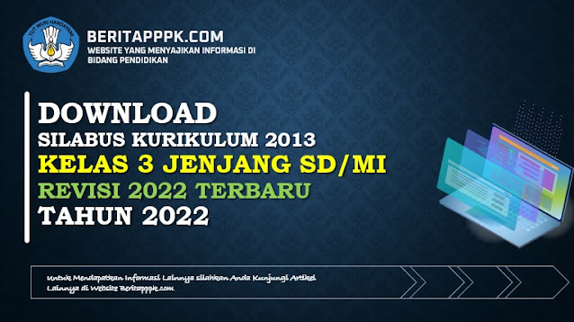 Silabus Kelas 3 SD Semester 1 K13 Revisi 2022/2023