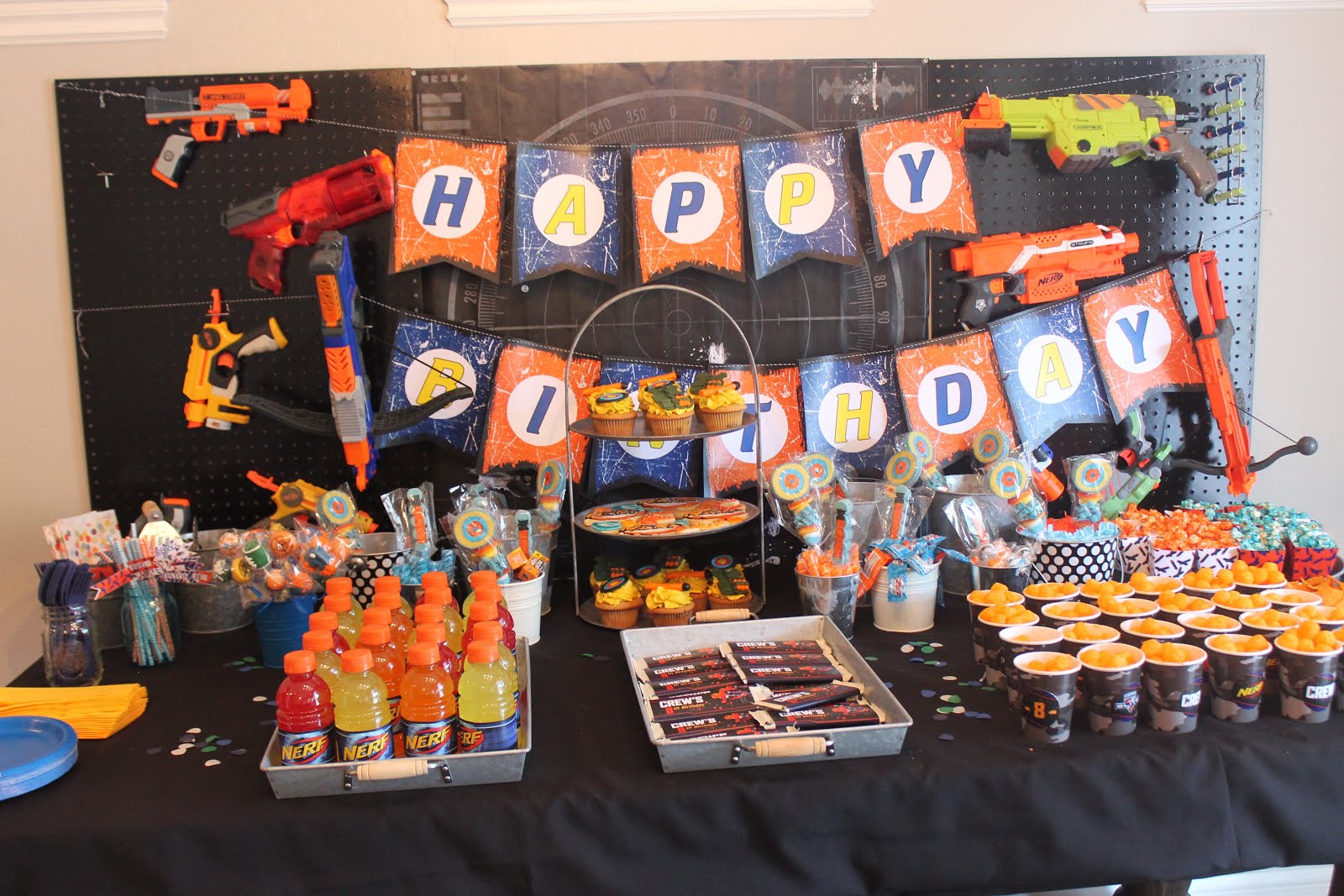 Nerf Gun Cake Ideas Nerf Gun Party Ideas