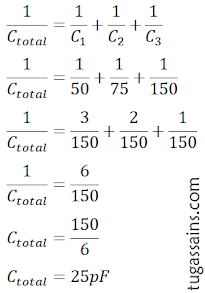 Menghitung Kapasitor Seri