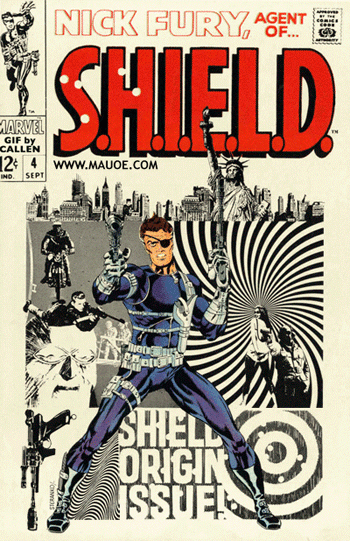 Animação em Gif: S.H.I.E.L.D. #MARVEL