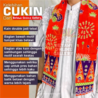 Cukin selendang Batik betawi