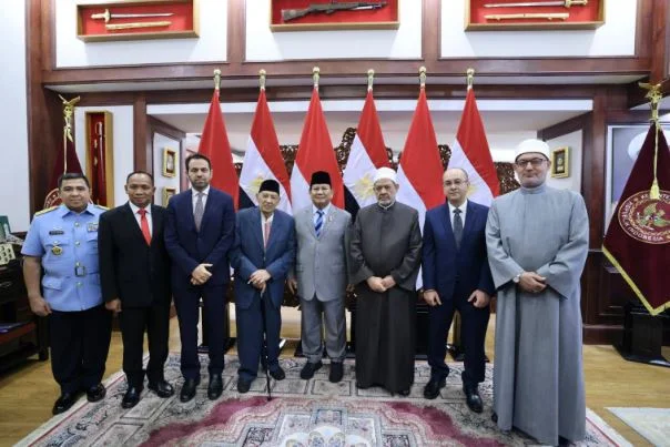 Sambut Kunjungan Grand Syekh Al Azhar, Menhan Prabowo: Sebuah Kehormatan Besar