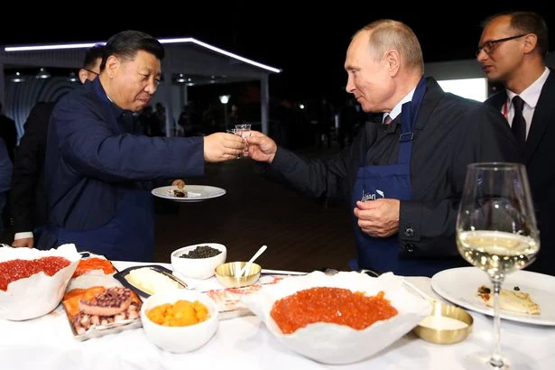 Russian President Vladimir Putin has joined forces with Chinese President Xi Jinping