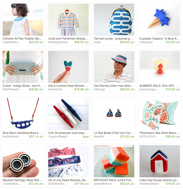 Summertime Gift Guide on Etsy #summer #July #nautical