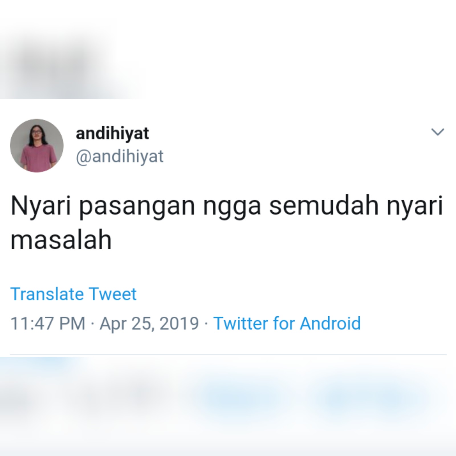 20 Tweet Andi Hiyat Yang Kocak Dan Bikin Ngakak Mogimogy