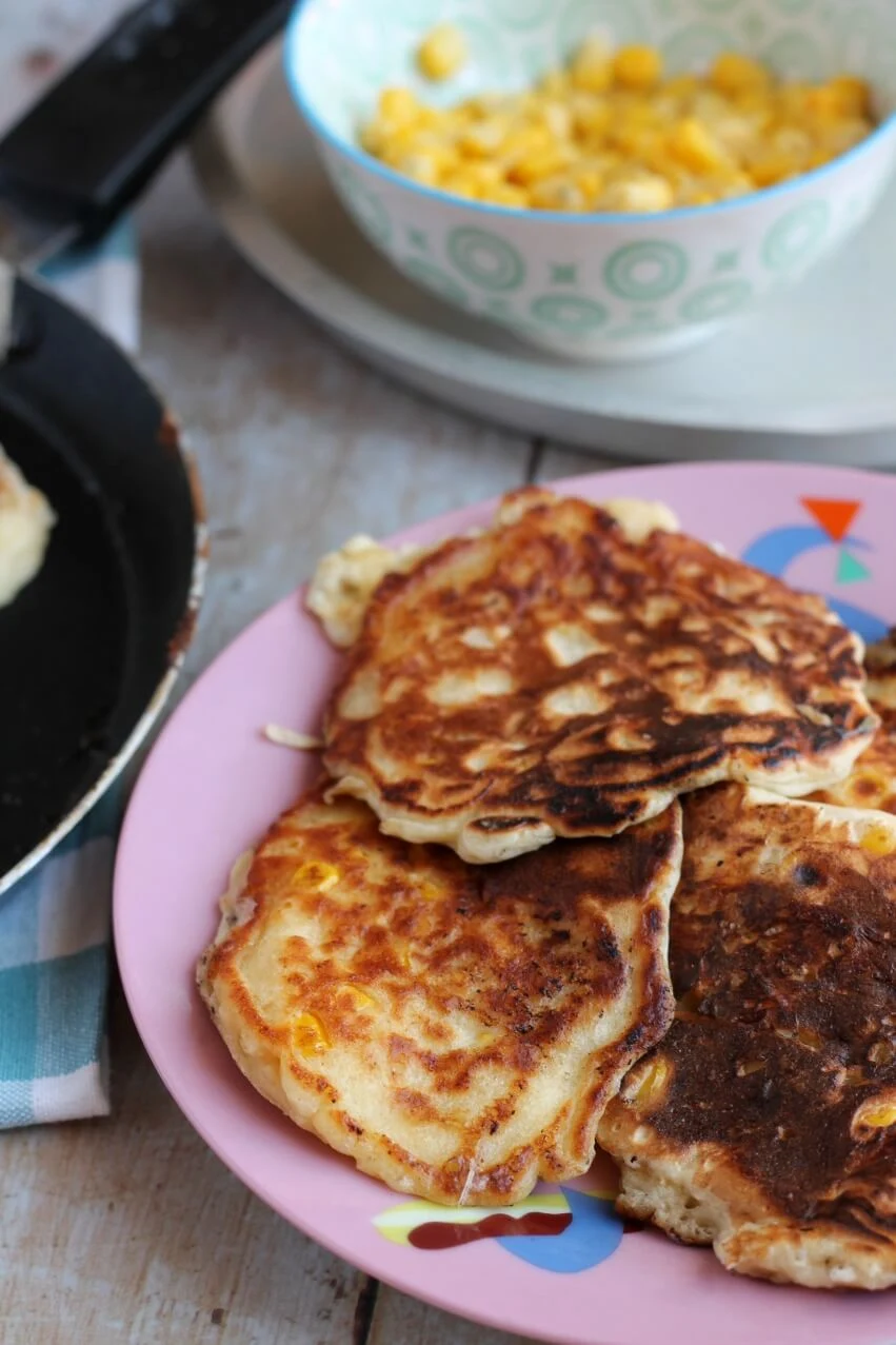 Sweetcorn and Cheese Fritters