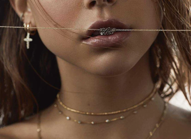 Alexis Ren in Logan Hollowell Jewelry Photoshoot